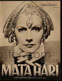 9s035 MATA HARI German program '32 Greta Garbo, Ramon Novarro, Lionel Barrymore, different images!