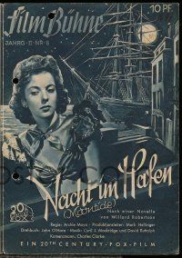 9s193 MOONTIDE German program '46 Ida Lupino & Jean Gabin, Fritz Lang, different images!
