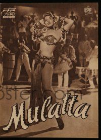 9s774 MULATA German program '54 Pedro Armendariz, sexy half black Cuban prostitute Ninon Sevilla!