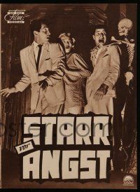 9s862 SCARED STIFF German program '54 many different images of Dean Martin & Jerry Lewis!
