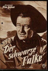 9s868 SEARCHERS Film Buhne German program '56 John Wayne, Hunter & Wood, John Ford, different!