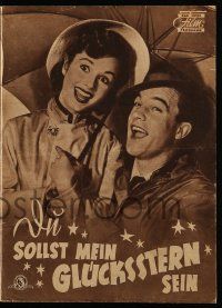 9s884 SINGIN' IN THE RAIN German program '53 Kelly, O'Connor, Reynolds, many different images!