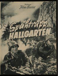 9s152 SPAHTRUPP HALLGARTEN German program '41 Herbert B. Fredersdorf forbidden World War II movie!
