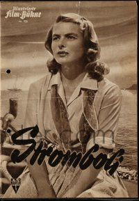9s898 STROMBOLI German program '51 Ingrid Bergman, directed by Roberto Rossellini, different!