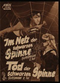 9s905 SUPERMAN German program '53 Kirk Alyn, classic comic book super hero, different!