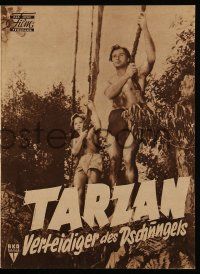 9s927 TARZAN'S SAVAGE FURY German program '53 different images of Lex Barker & Dorothy Hart!