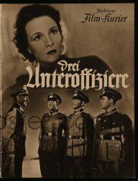9s156 THREE NON-COMS German program '39 Hochbaum's forbidden Drei Unteroffiziere, Nazis in WWII!
