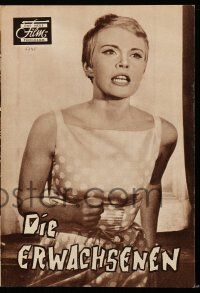 9s942 TIME OUT FOR LOVE German program '62 different images of Jean Seberg & Micheline Presle!