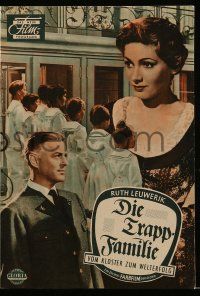 9s953 TRAPP FAMILY German program '56 the real life inspiring Sound of Music story 9 years before!