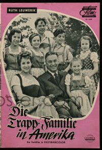 9s954 TRAPP FAMILY IN AMERICA German program '58 after immigration to USA, inspired Sound of Music
