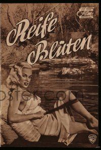 9s963 UNTAMED YOUTH German program '57 different images of sexy bad girl Mamie Van Doren!