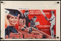 9t499 FRENCH MISTRESS Belgian '60 sexy Agnes Laurent, riotous romp from the Boulting Brothers!