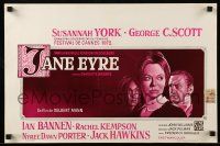 9t516 JANE EYRE Belgian '70 Charlotte Bronte's novel, Susannah York & George C. Scott!