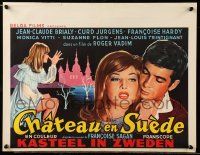 9t548 NUTTY, NAUGHTY CHATEAU Belgian '63 Roger Vadim's Chateau en Suede