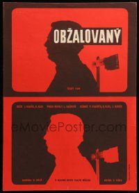 9t124 ACCUSED Czech 11x16 '65 Obzalovany, Vlado Muller, completely different Vaca art!