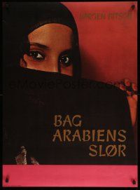 9t188 BAG ARABIENS SLOR Danish '60s great image of veiled woman with red nails and sexy eyes!