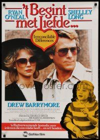 9t004 IRRECONCILABLE DIFFERENCES Dutch '85 Ryan O'Neal, Shelley Long, young Drew Barrymore!