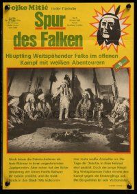 9t076 TRAIL OF THE FALCON East German 11x16 R82 Spur des Falken, Native Americans, different!