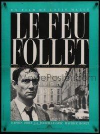 9t708 FIRE WITHIN French 23x30 '63 Louis Malle's Le Feu Follet, Maurice Ronet, Ferracci art!
