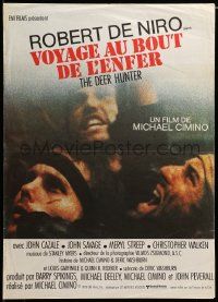 9t760 DEER HUNTER French 15x21 '79 Michael Cimino, De Niro, Walken and Savage in submerged cage!