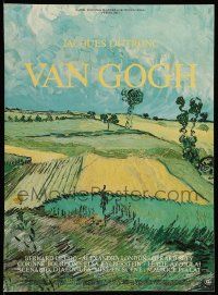 9t816 VAN GOGH French 15x21 '91 Maurice Pialat, Jacques Dutronc as Vincent Van Gogh, great art!