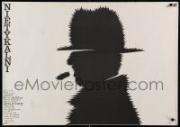 9t327 UNTOUCHABLES Polish 27x38 '87 Brian De Palma, art of man in hat by Mieczyslaw Wasilewski!