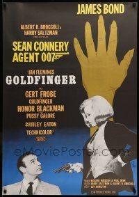 9t045 GOLDFINGER Swedish R67 Sean Connery as James Bond 007, Aberg artwork!