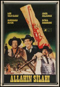 9t346 BULLET FROM GOD Turkish '77 Lee Van Cleef, Jack Palance, Richard Boone, spaghetti western!