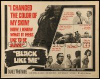 9w440 BLACK LIKE ME 1/2sh '64 Carl Lerner, James Whitmore, know what it feels like to be black!