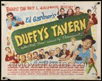 9w529 DUFFY'S TAVERN 1/2sh '45 art of Paramount's biggest stars including Lake, Ladd & Crosby!