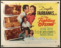9w549 FIGHTING O'FLYNN style A 1/2sh '49 art of swashbuckling Douglas Fairbanks, Jr, Helena Carter!