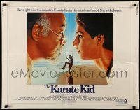 9w654 KARATE KID int'l 1/2sh '84 Pat Morita, Ralph Macchio, teen martial arts classic!