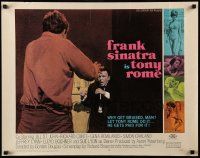 9w930 TONY ROME 1/2sh '67 cool image of Frank Sinatra as private eye + sexiest Sue Lyon!