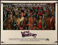 9w963 WARRIORS int'l 1/2sh '79 Walter Hill, Jarvis artwork of the armies of the night!