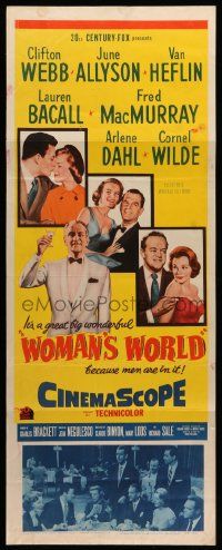 9w352 WOMAN'S WORLD insert '54 June Allyson, Clifton Webb, Van Heflin, Bacall, MacMurray, Dahl!