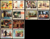 9x091 LOT OF 12 LOBBY CARDS '50s-70s great scenes from a variety of different movies!