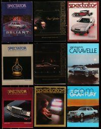 9x142 LOT OF 9 CAR MAGAZINES '80s Spectator, all focusing on Chrysler/Plymouth cars!