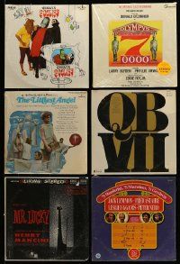 9x166 LOT OF 6 SHRINK-WRAPPED TV SHOW SOUNDTRACK RECORDS '50s-70s a variety of movie music!