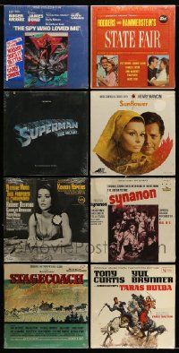 9x164 LOT OF 8 SHRINK-WRAPPED MOVIE SOUNDTRACK RECORDS '60s-70s a variety of movie music!