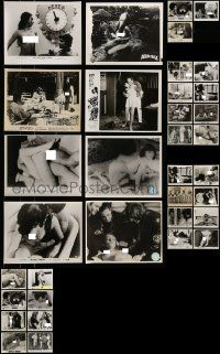 9x026 LOT OF 35 SEXPLOITATION 8X10 STILLS '60s-80s sexy movie images with lots of nudity!