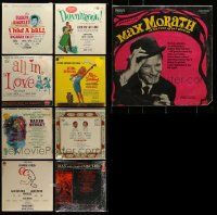 9x162 LOT OF 9 SHRINK-WRAPPED STAGE PLAY SOUNDTRACK RECORDS '60s a variety of movie music!