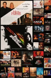 9x335 LOT OF 41 UNFOLDED MINI POSTERS '90s-00s great images from a variety of different movies!