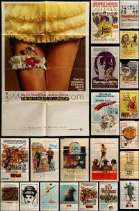 9x062 LOT OF 29 FOLDED ONE-SHEETS '60s-70s great images from a variety of different movies!
