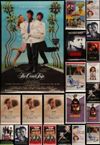 9x380 LOT OF 45 UNFOLDED MOSTLY SINGLE-SIDED MOSTLY 27X40 ONE-SHEETS WITH 3 OF EACH '80s-90s cool!