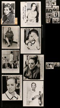 9x211 LOT OF 18 ANNA KASHFI 8X10 NEWS PHOTOS '60s Marlon Brando's former wife!