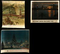 9x308 LOT OF 3 14X19 RUSSIAN TRAVEL POSTERS '70s The Soviet Union Welcomes You!