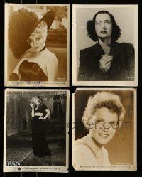 9x242 LOT OF 4 8X10 STILLS OF PRETTY FEMALE PORTRAITS '30s close up & full-length!
