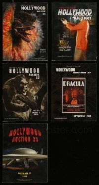 9x140 LOT OF 5 AUCTION CATALOGS '08-09 Profiles in History Hollywood Auction #31, 32, 33, 37!