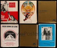 9x131 LOT OF 6 PRESSKITS '70 - '73 containing a total of 60 supplements, but NO stills!