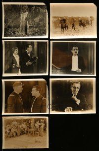 9x236 LOT OF 7 1920S 8X10 STILLS '20s great scenes from a variety of different movies!